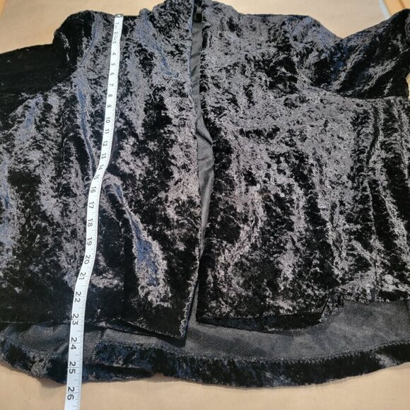 Connected Apparel, Size Unknown Crushed Velvet Cuffed Open Jacket Exc. Used Cond - Picture 8 of 10